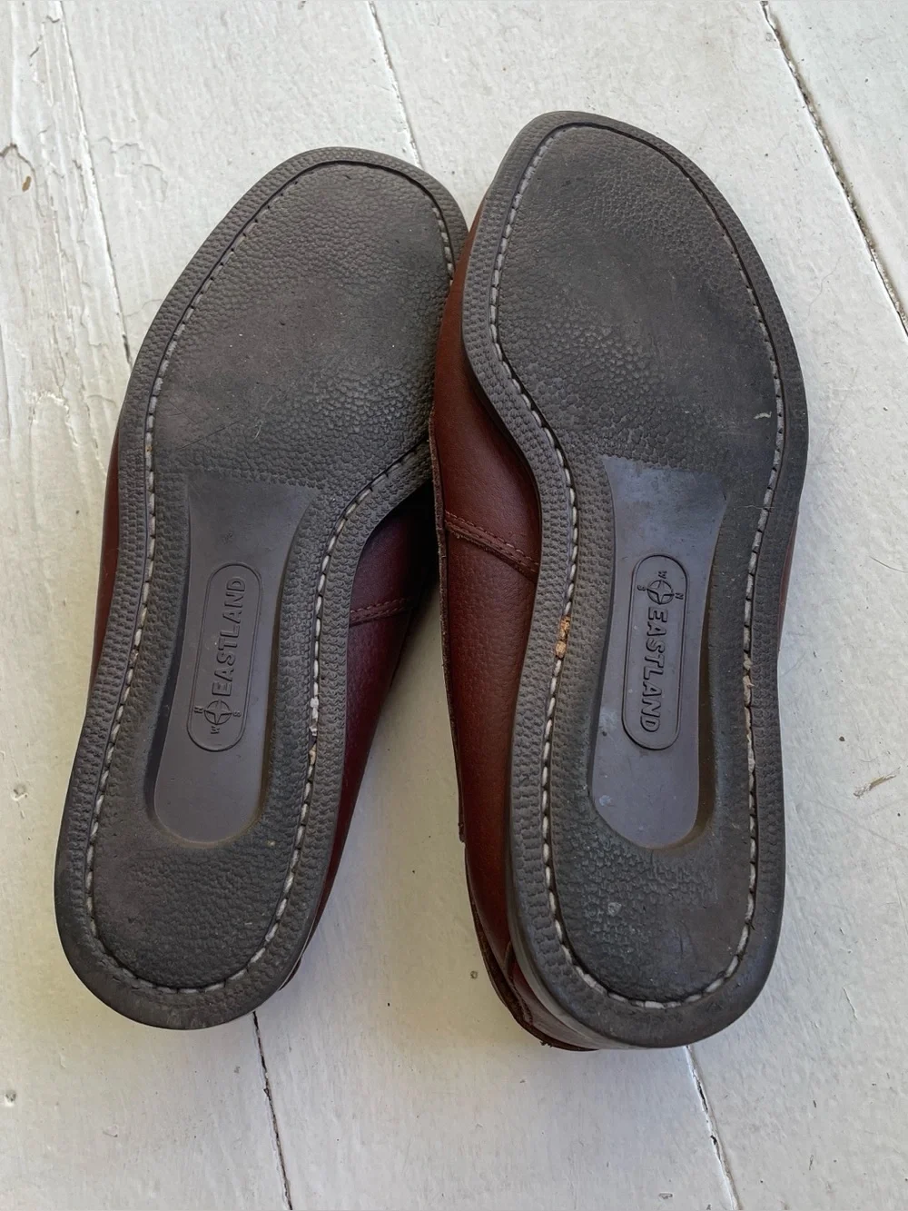 Eastland Falmouth four eyelet camp moc leather shoes